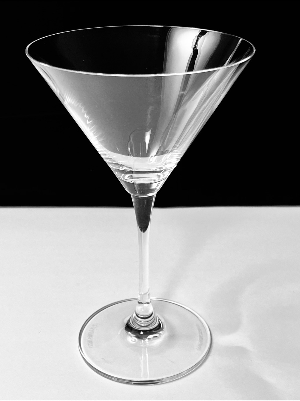 WATERFORD Robert Mondavi MARTINI GLASS / Light Scratches / DISCONTINUED Crystal